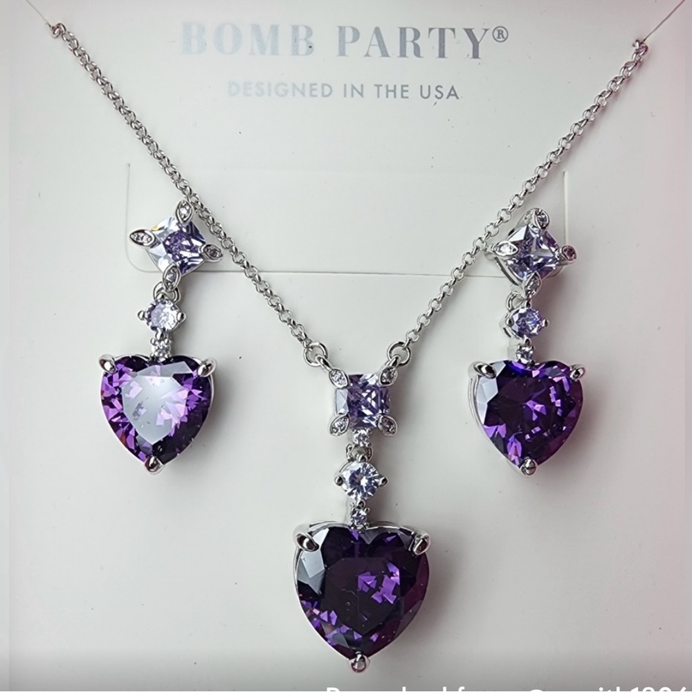 RBP A Heart's Love earring and necklace set